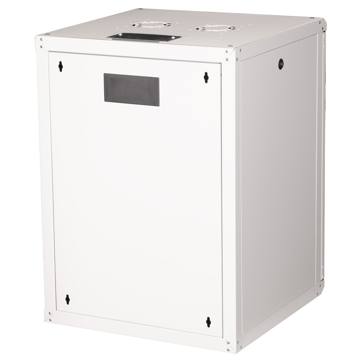 ROLINE Pro – 19" Wandverteiler 16U, IP20, abschliessbar, 600 × 600 × 818 mm, lichtgrau, Stahl