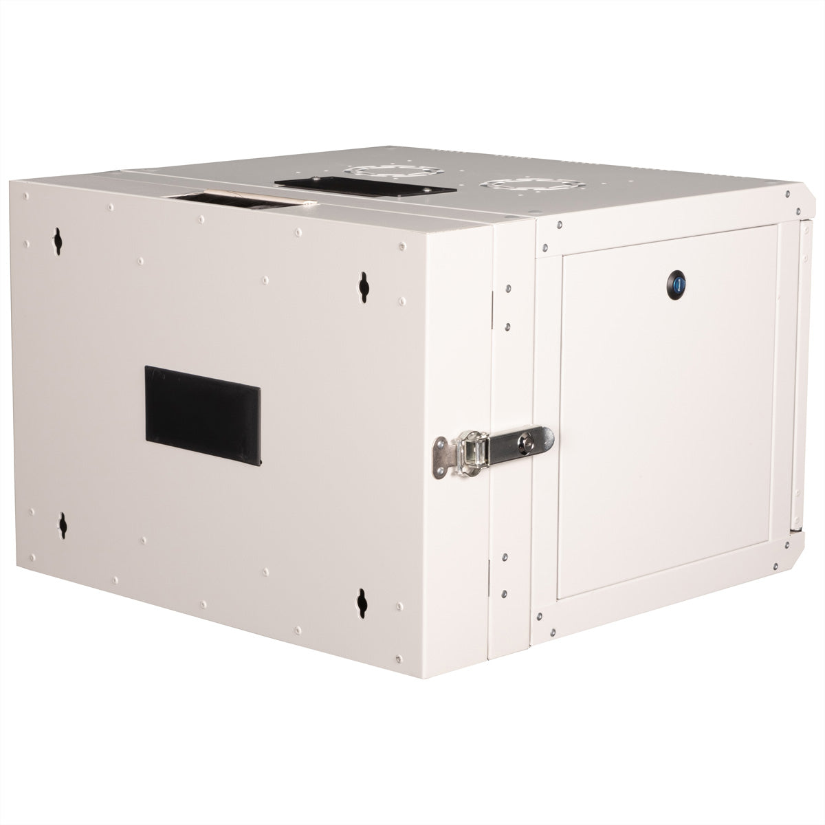 ROLINE Pro – 19" Wandverteiler 7U, IP20, abschliessbar, 600 × 600 × 418 mm, lichtgrau, Stahl