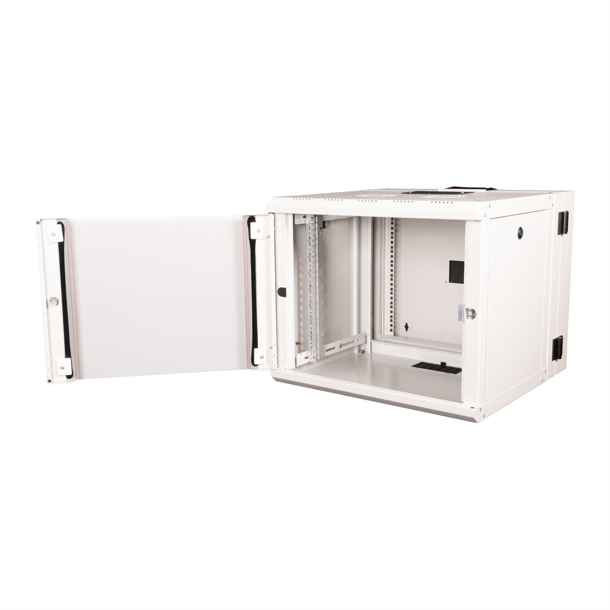 ROLINE Pro – 19" Wandverteiler 9U, IP20, abschliessbar, 600 × 600 × 505 mm, lichtgrau