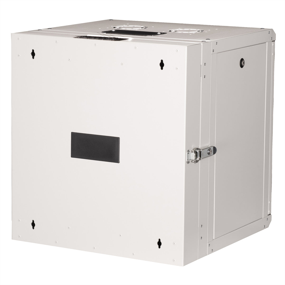 ROLINE Pro – 19" Wandverteiler 12U, IP20, abschliessbar, 600 × 600 × 640 mm, lichtgrau, Stahl