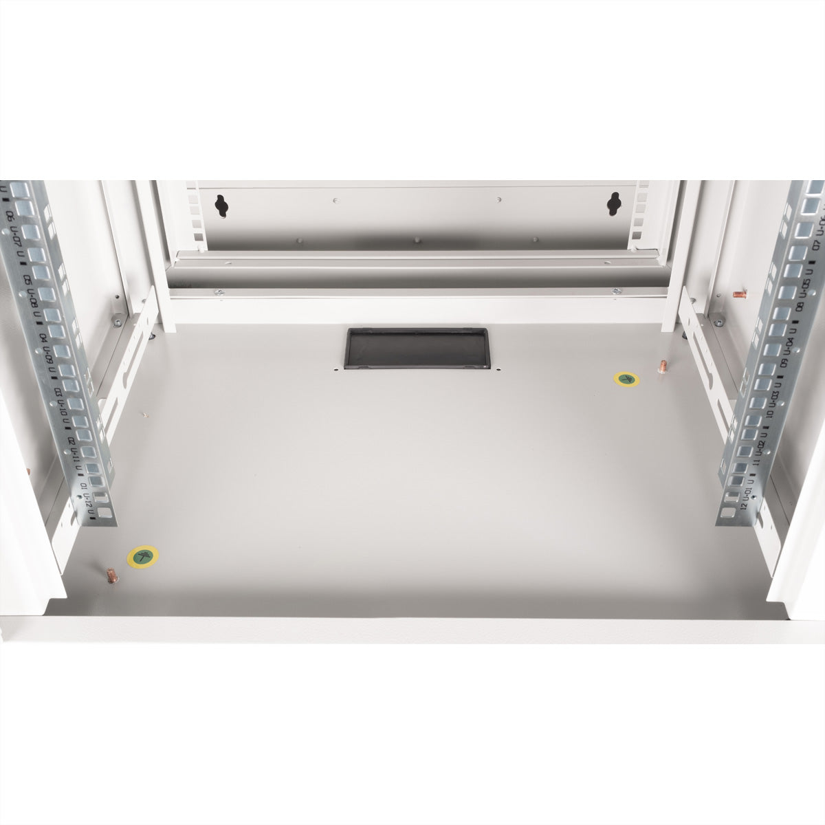ROLINE Pro – 19" Wandverteiler 12U, IP20, abschliessbar, 600 × 600 × 640 mm, lichtgrau, Stahl