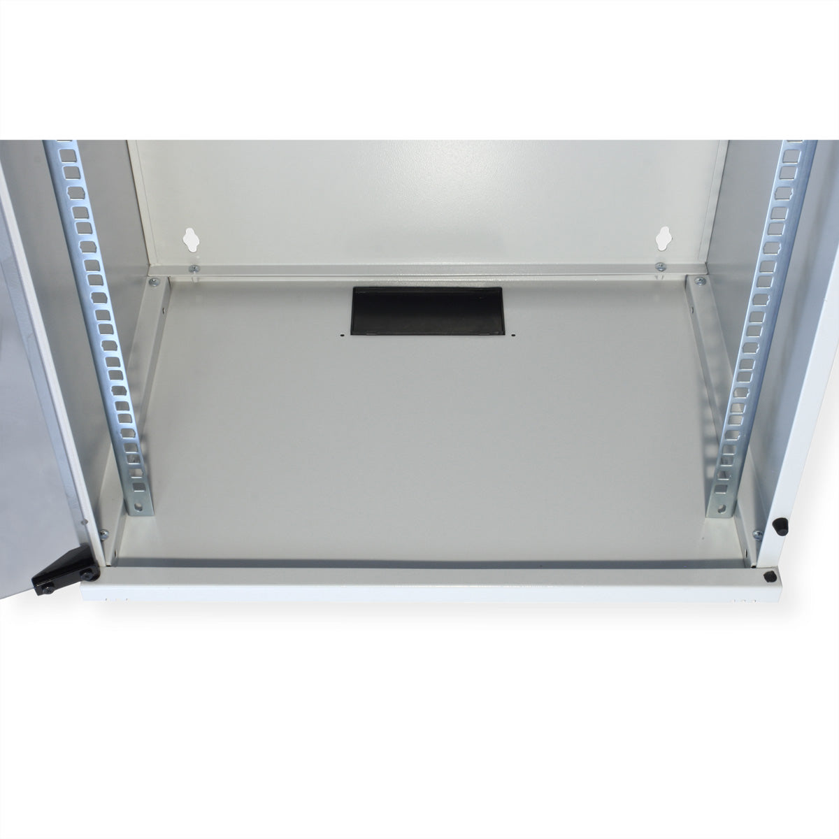 ROLINE Basic – 19" Wandverteiler 12U, IP20, abschliessbar, 540 × 400 × 595 mm, lichtgrau, Stahl