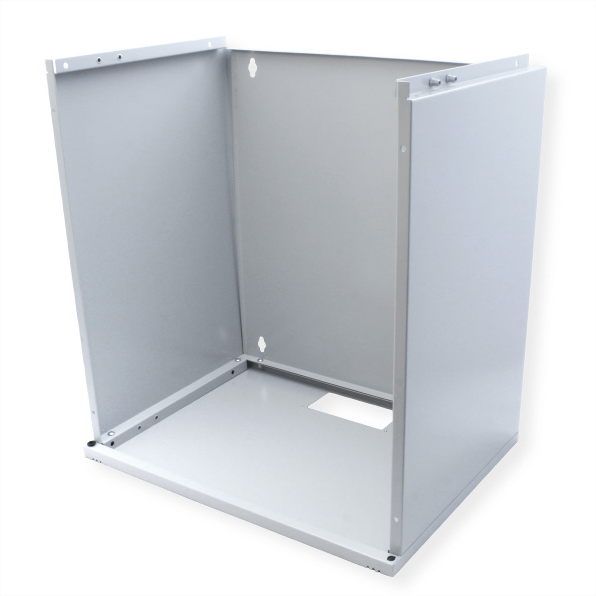 ROLINE Basic – 19" Wandverteiler 12U, IP20, abschliessbar, 540 × 400 × 595 mm, lichtgrau, Stahl