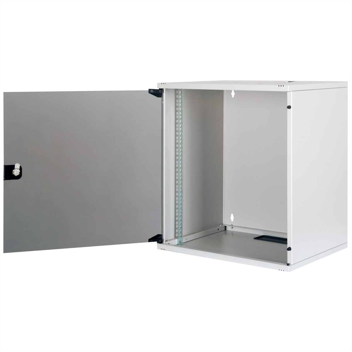 ROLINE Basic – 19" Wandverteiler 12U, IP20, abschliessbar, 540 × 400 × 595 mm, lichtgrau, Stahl