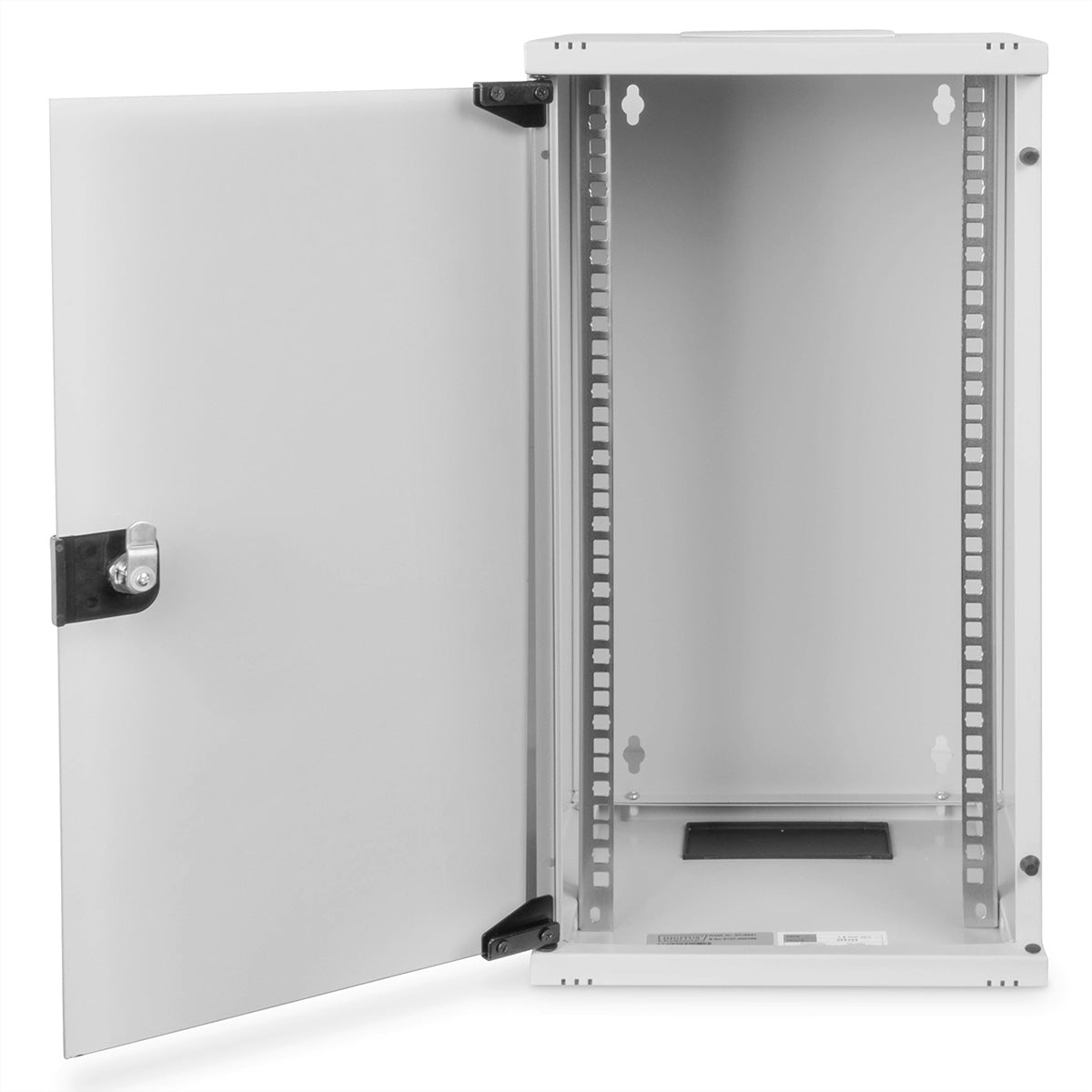 ROLINE 10" Wandverteiler 12U, IP20, 300 × 300 × 595 mm, Lichtgrau, Stahl