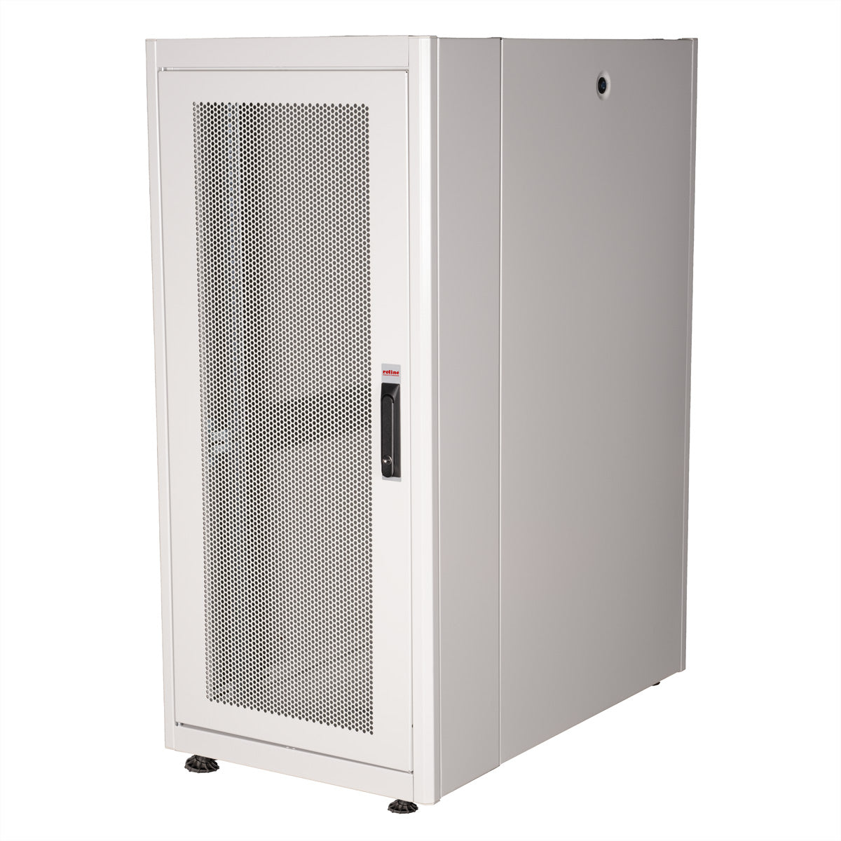 ROLINE Basic – 19" Netzwerkschrank 26U, IP20, abschliessbar, 600 × 1000 × 1300 mm, lichtgrau, Stahl