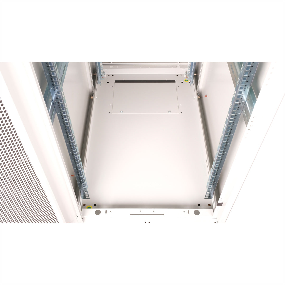 ROLINE Basic – 19" Netzwerkschrank 26U, IP20, abschliessbar, 600 × 1000 × 1300 mm, lichtgrau, Stahl