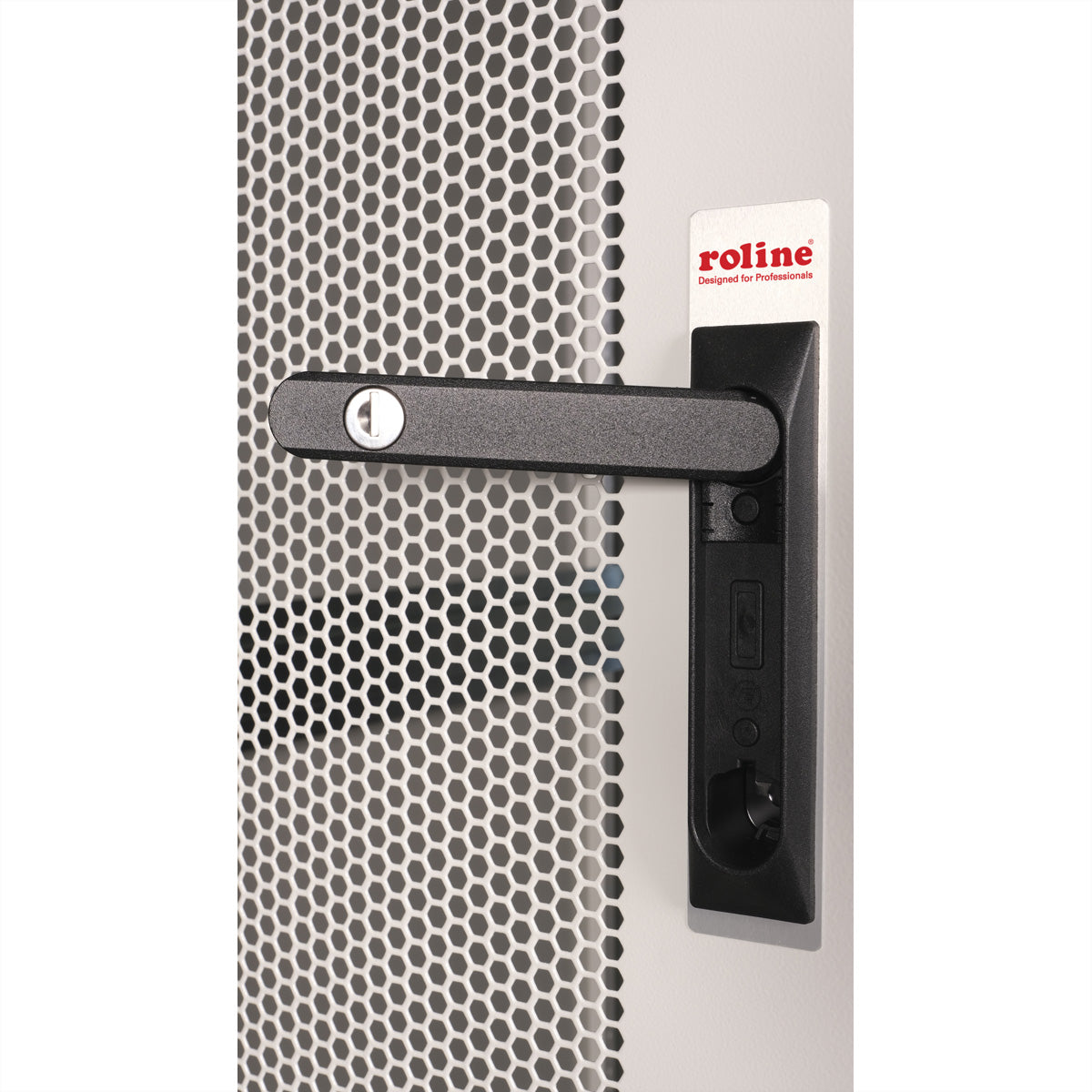 ROLINE Basic – 19" Netzwerkschrank 26U, IP20, abschliessbar, 600 × 1000 × 1300 mm, lichtgrau, Stahl