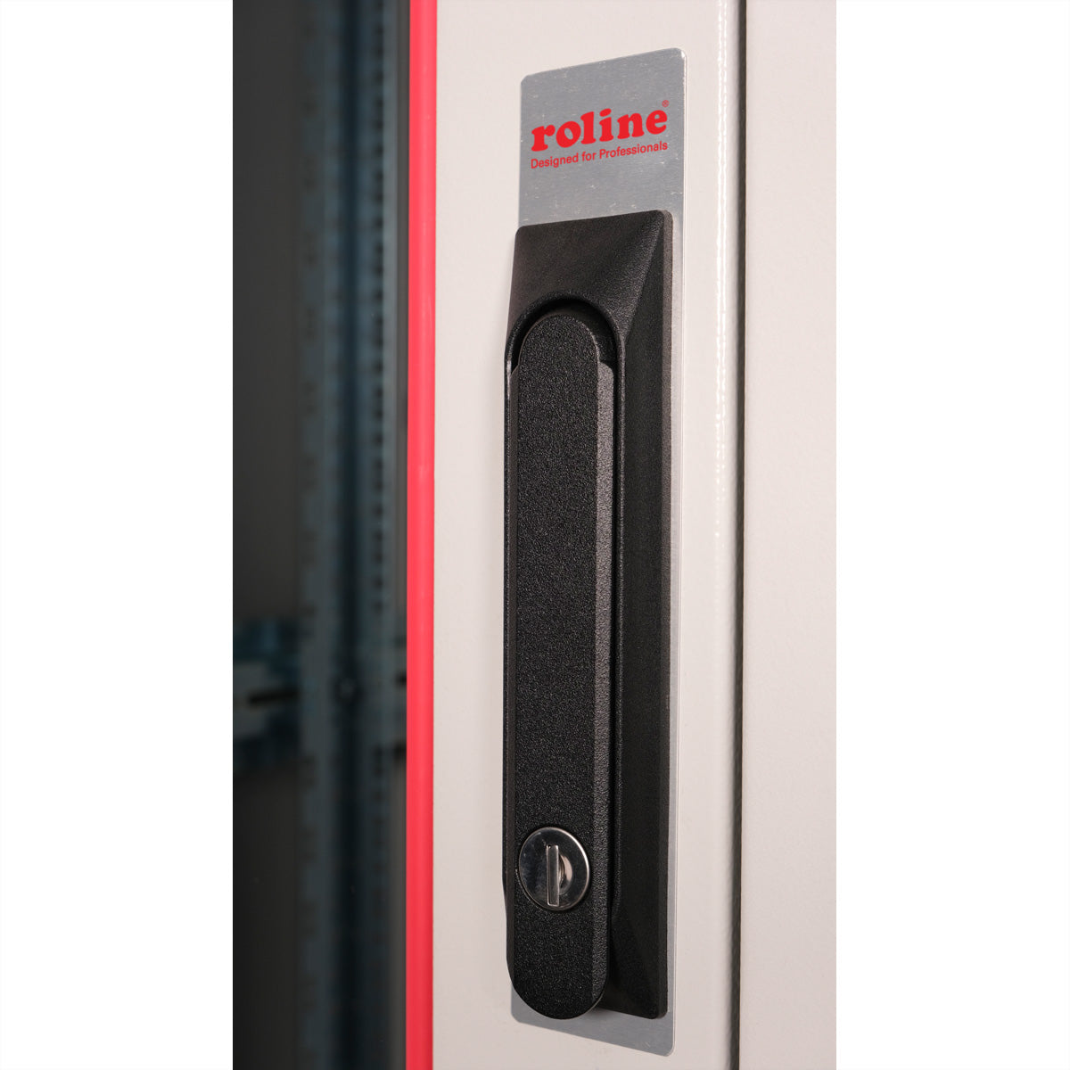 ROLINE Basic – 19" Netzwerkschrank 26U, IP20, abschliessbar, 600 × 600 × 1300 mm, lichtgrau, Stahl