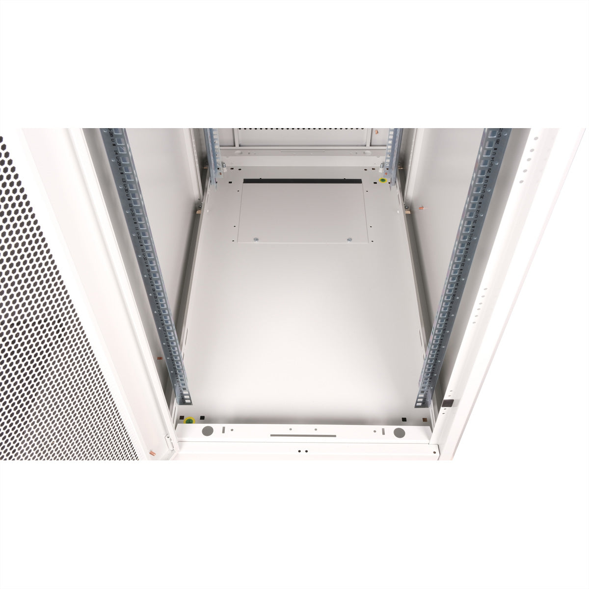 ROLINE Basic – 19" Netzwerkschrank 42U, IP20, abschliessbar, 600 × 1000 × 2010 mm, lichtgrau, Stahl
