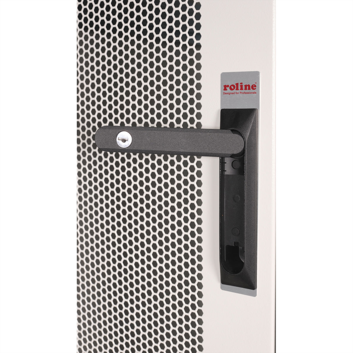 ROLINE Basic – 19" Netzwerkschrank 42U, IP20, abschliessbar, 600 × 1000 × 2010 mm, lichtgrau, Stahl