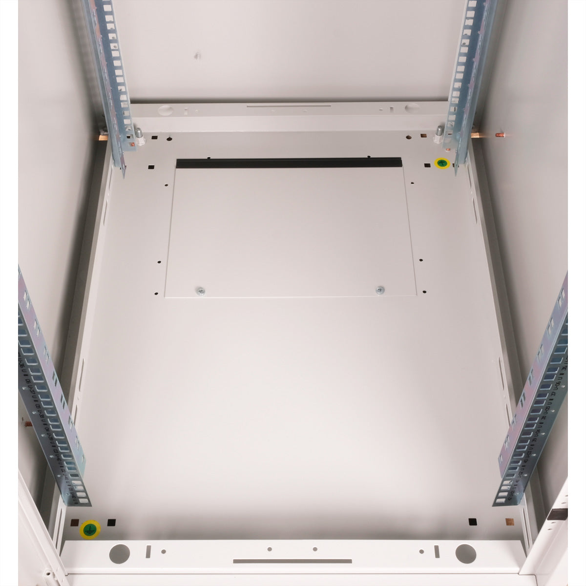 ROLINE Basic – 19" Netzwerkschrank 42U, IP20, abschliessbar, 600 × 800 × 2010 mm, lichtgrau, Stahl