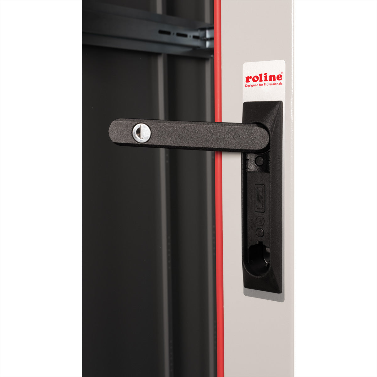 ROLINE Basic – 19" Netzwerkschrank 42U, IP20, abschliessbar, 800 × 1000 × 2010 mm, lichtgrau, Stahl