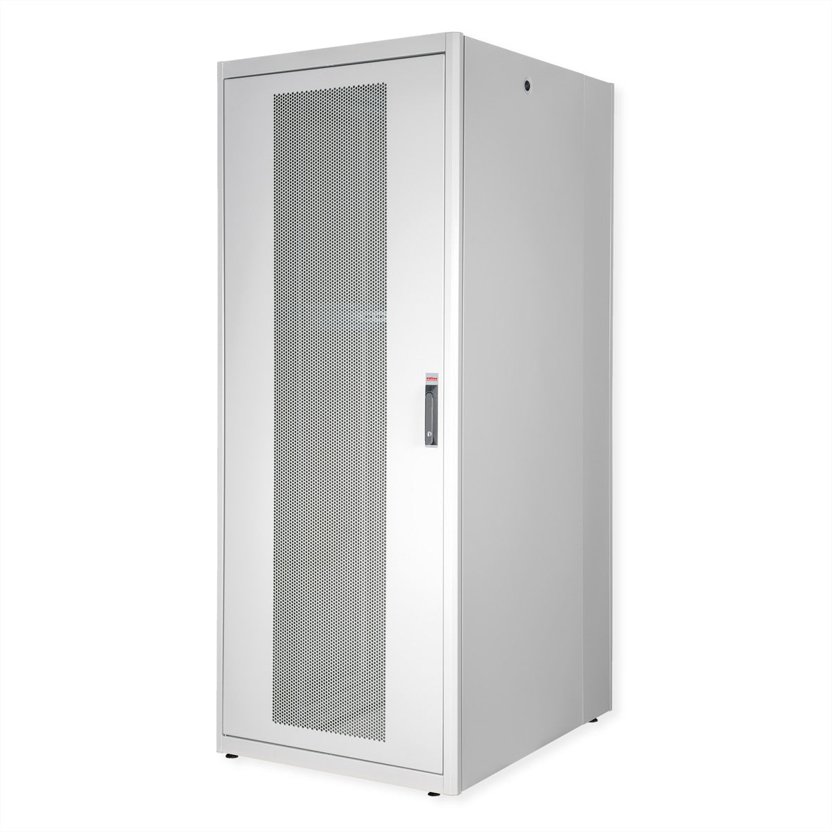 ROLINE Basic – 19" Netzwerkschrank 42U, IP20, abschliessbar, 800 × 1000 × 2010 mm, lichtgrau, Stahl