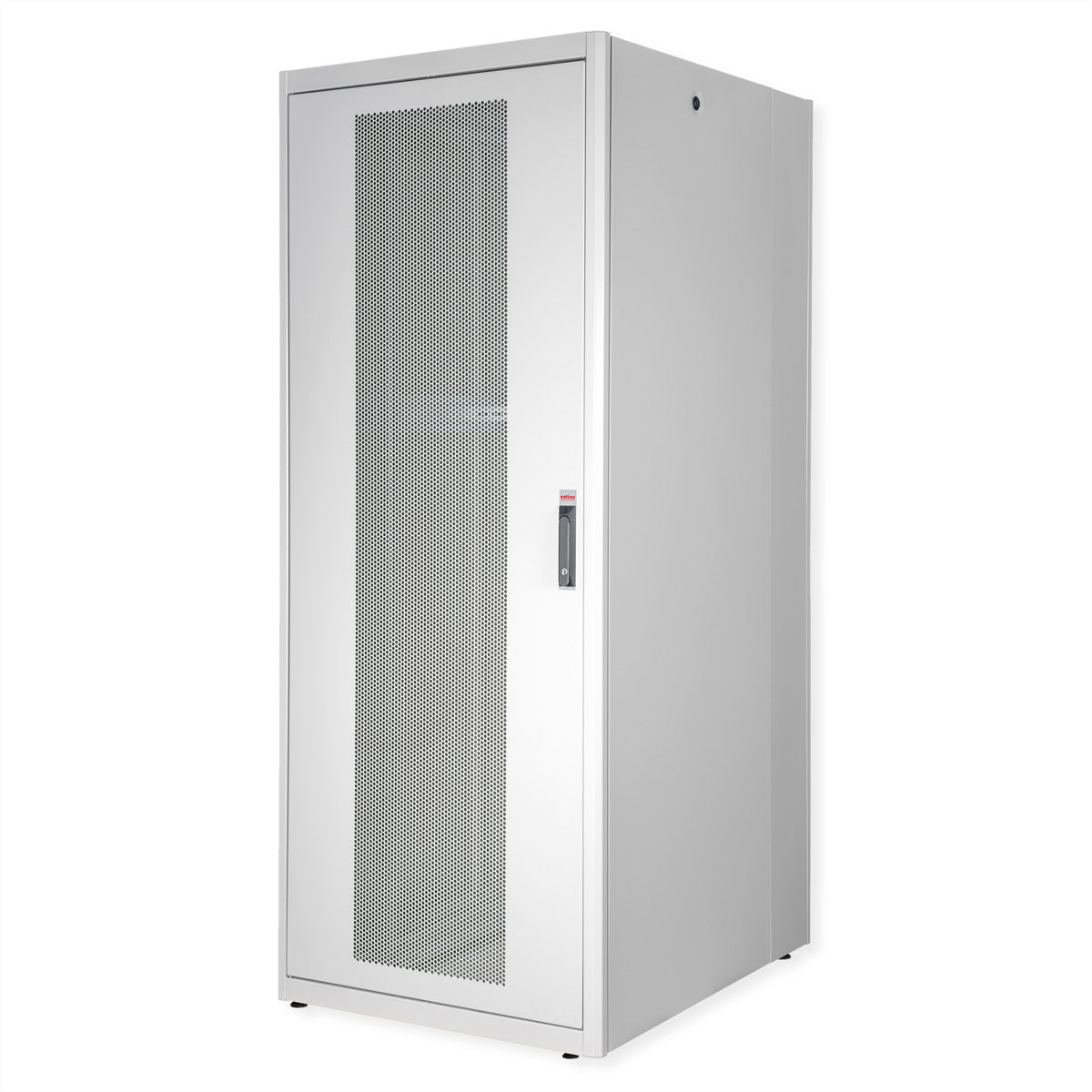 ROLINE Basic – 19" Netzwerkschrank 42U, IP20, abschliessbar, 800 × 1000 × 2010 mm, lichtgrau, Stahl