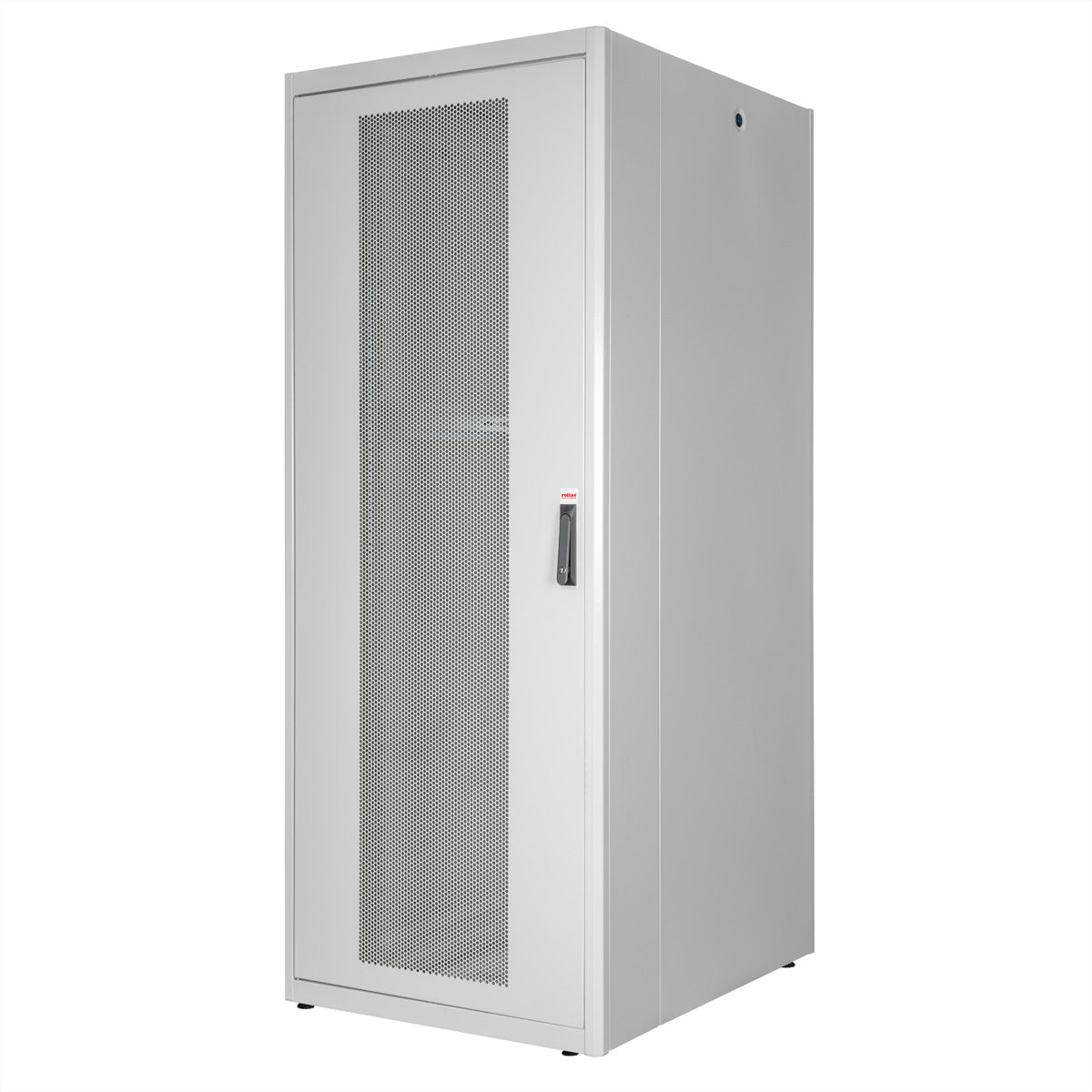 ROLINE Basic – 19" Netzwerkschrank 42U, IP20, abschliessbar, 800 × 1000 × 2010 mm, lichtgrau, Stahl