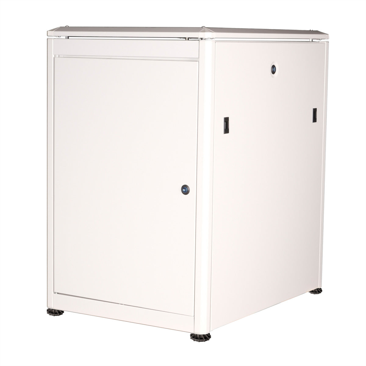 ROLINE Pro – 19" Netzwerkschrank 16U, IP20, abschliessbar, 600 × 800 × 898 mm, lichtgrau, Stahl