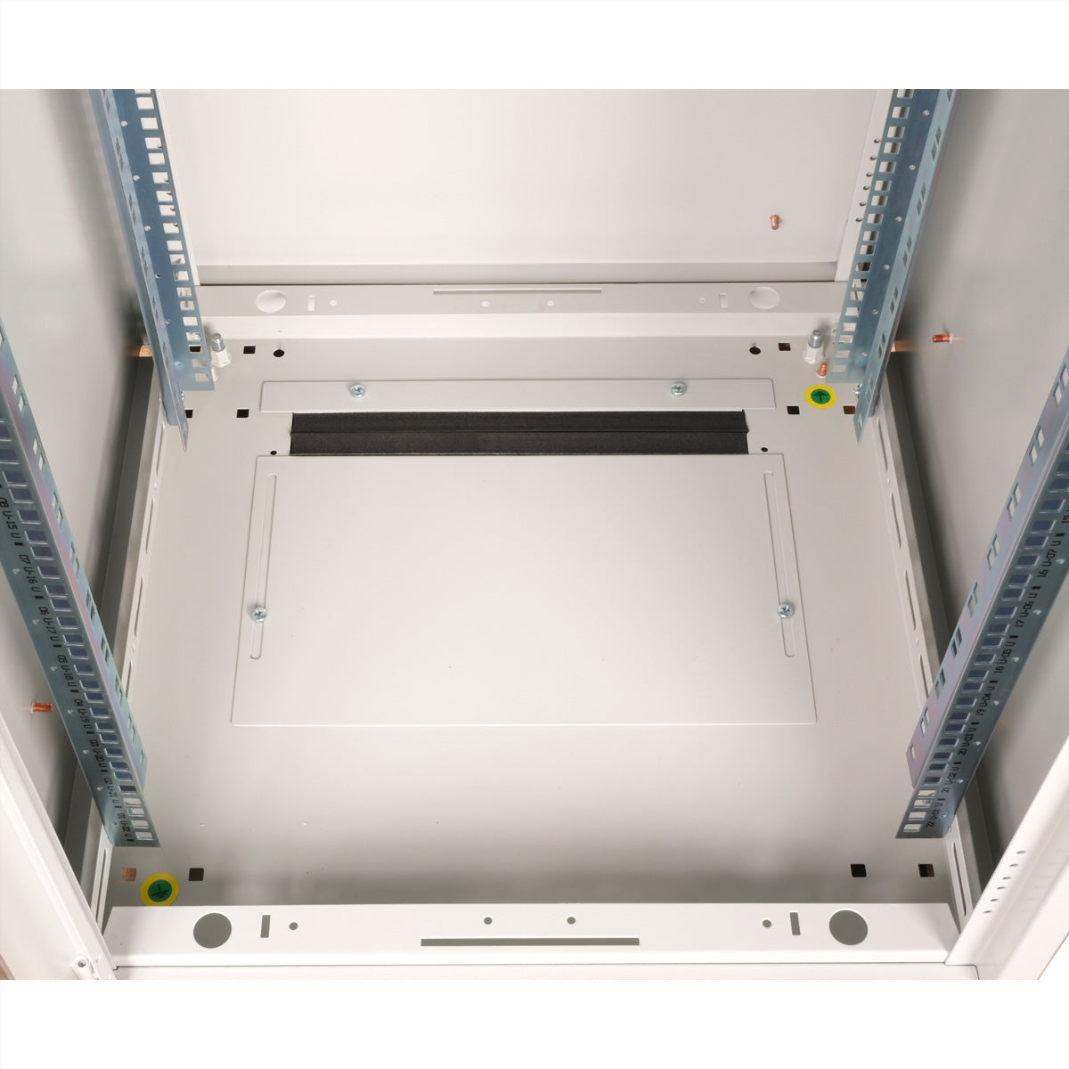 ROLINE Pro – 19" Netzwerkschrank 22U, IP20, abschliessbar, 600 × 600 × 1164 mm, lichtgrau, Stahl
