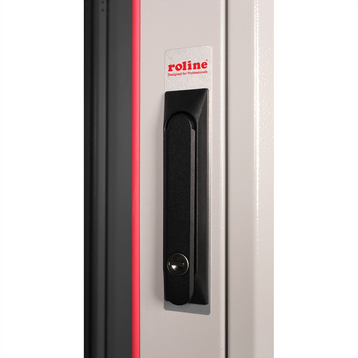 ROLINE Pro – 19" Netzwerkschrank 22U, IP20, abschliessbar, 600 × 600 × 1164 mm, lichtgrau, Stahl