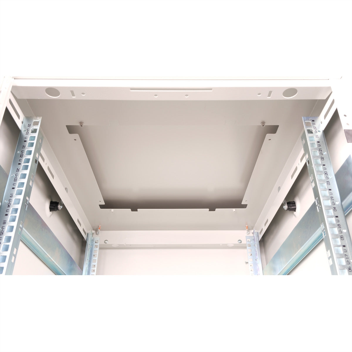 ROLINE Pro – 19" Netzwerkschrank 22U, IP20, abschliessbar, 600 × 800 × 1164 mm, lichtgrau, Stahl
