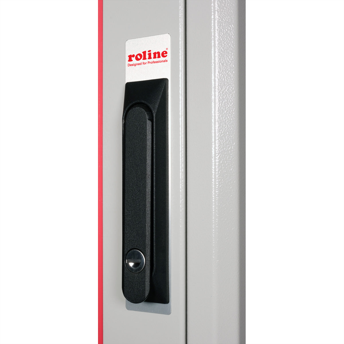 ROLINE Pro – 19" Netzwerkschrank 22U, IP20, abschliessbar, 600 × 800 × 1164 mm, lichtgrau, Stahl