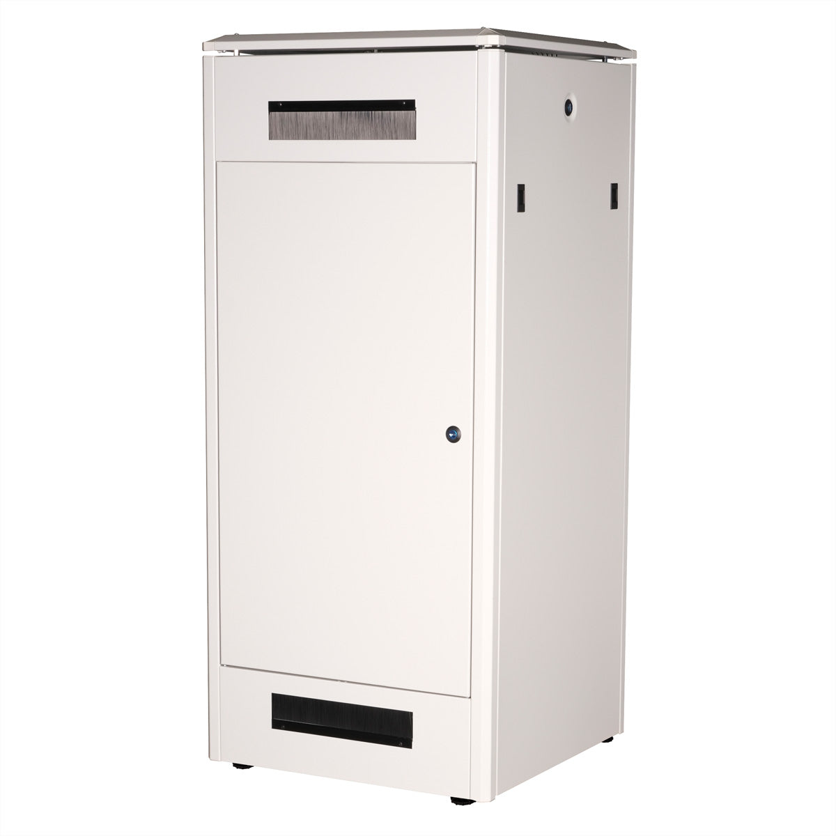 ROLINE Pro – 19" Netzwerkschrank 26U, IP20, abschliessbar, 600 × 600 × 1342 mm, lichtgrau, Stahl