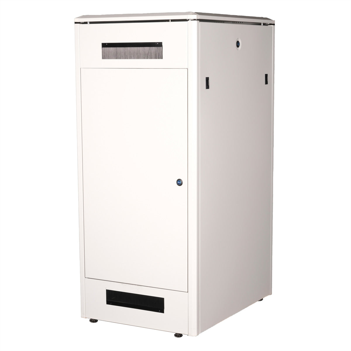 ROLINE Pro – 19" Netzwerkschrank 26U, IP20, abschliessbar, 600 × 800 × 1342 mm, lichtgrau, Stahl