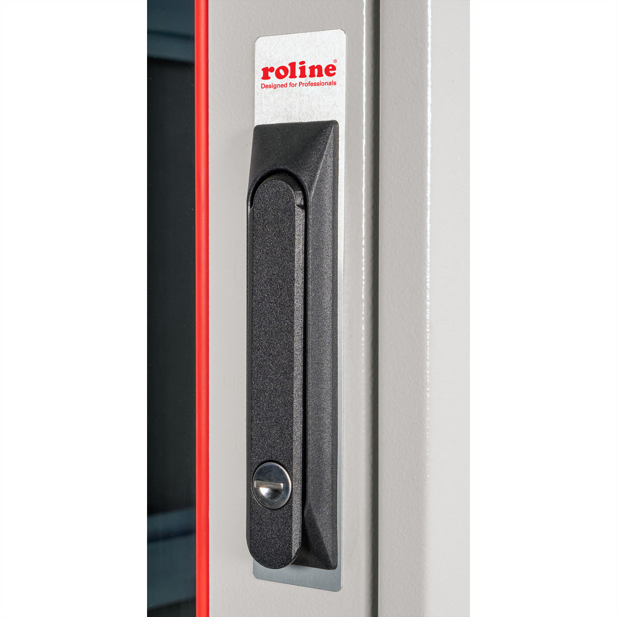 ROLINE Pro – 19" Netzwerkschrank 26U, IP20, abschliessbar, 600 × 800 × 1342 mm, lichtgrau, Stahl