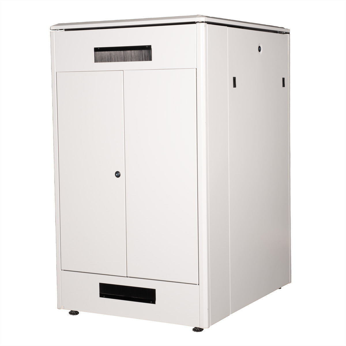 ROLINE Pro – 19" Netzwerkschrank 26U, IP20, abschliessbar, 800 × 1000 × 1342 mm, lichtgrau, Stahl