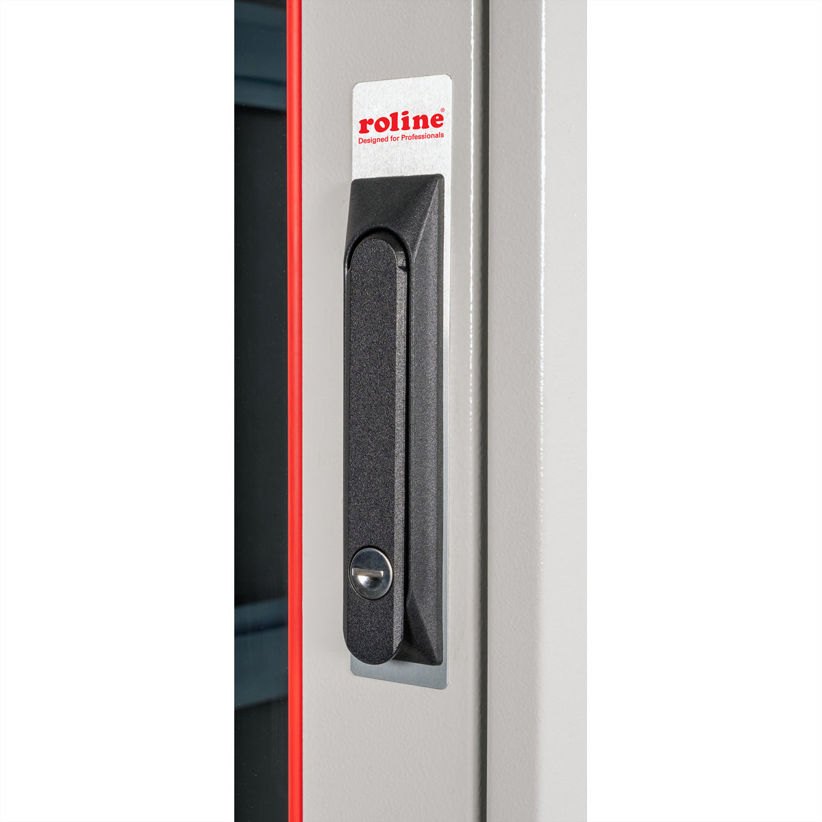 ROLINE Pro – 19" Netzwerkschrank 26U, IP20, abschliessbar, 800 × 1000 × 1342 mm, lichtgrau, Stahl
