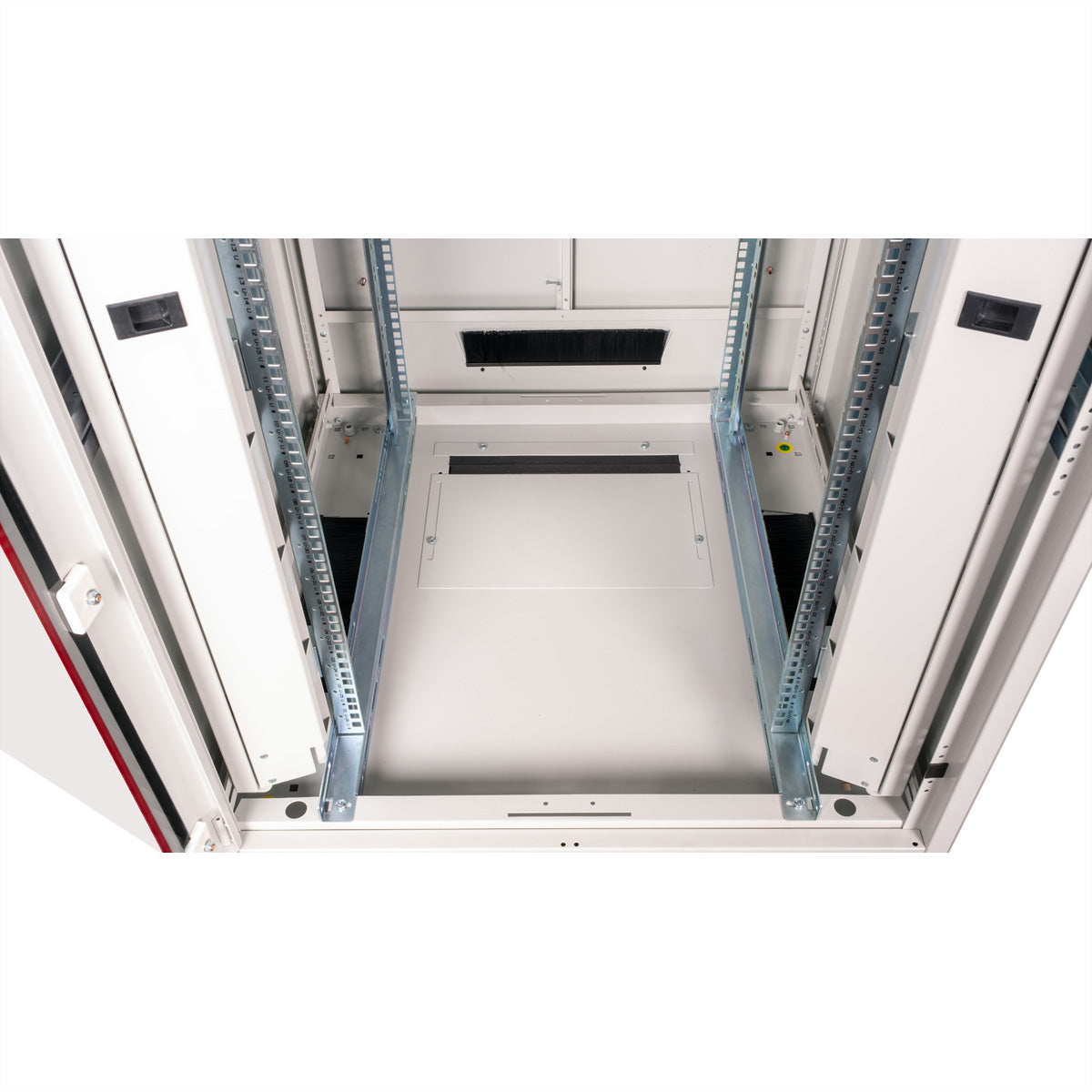 ROLINE Pro – 19" Netzwerkschrank 26U, IP20, abschliessbar, 800 × 800 × 1342 mm, lichtgrau, Stahl
