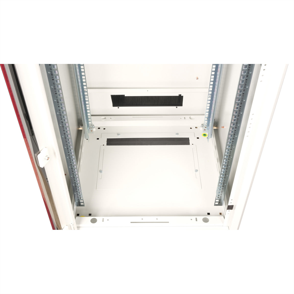 ROLINE Pro – 19" Netzwerkschrank 32U, IP20, abschliessbar, 600 × 600 × 1609 mm, lichtgrau, Stahl