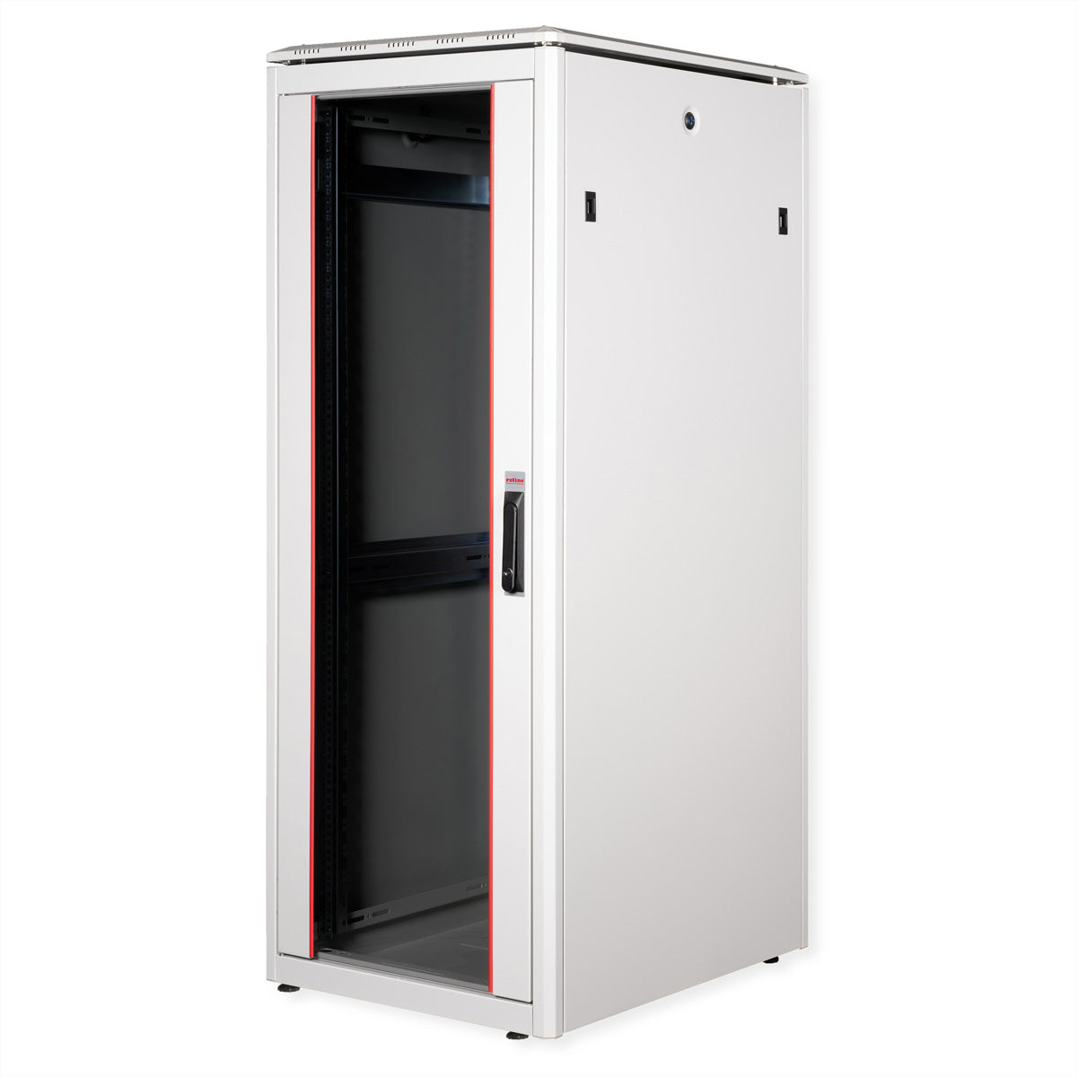 ROLINE Pro – 19" Netzwerkschrank 32U, IP20, abschliessbar, 600 × 800 × 1609 mm, grau, Stahl