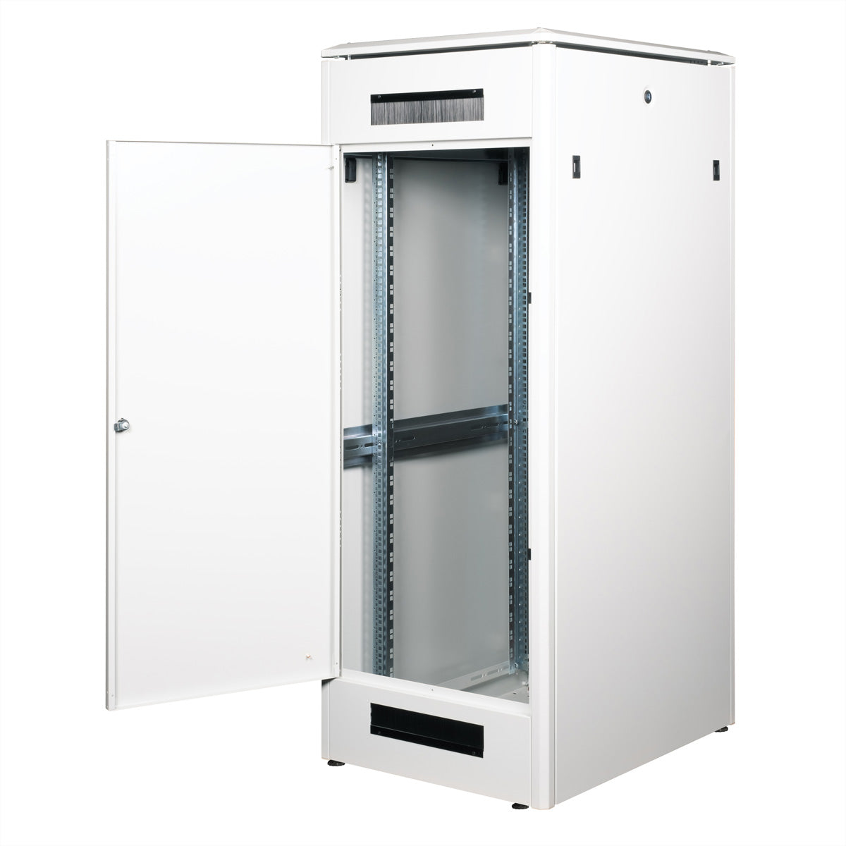 ROLINE Pro – 19" Netzwerkschrank 32U, IP20, abschliessbar, 600 × 800 × 1609 mm, grau, Stahl