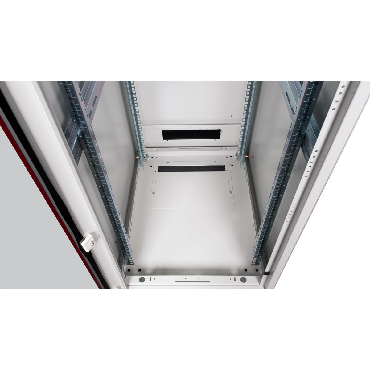 ROLINE Pro – 19" Netzwerkschrank 32U, IP20, abschliessbar, 600 × 800 × 1609 mm, grau, Stahl