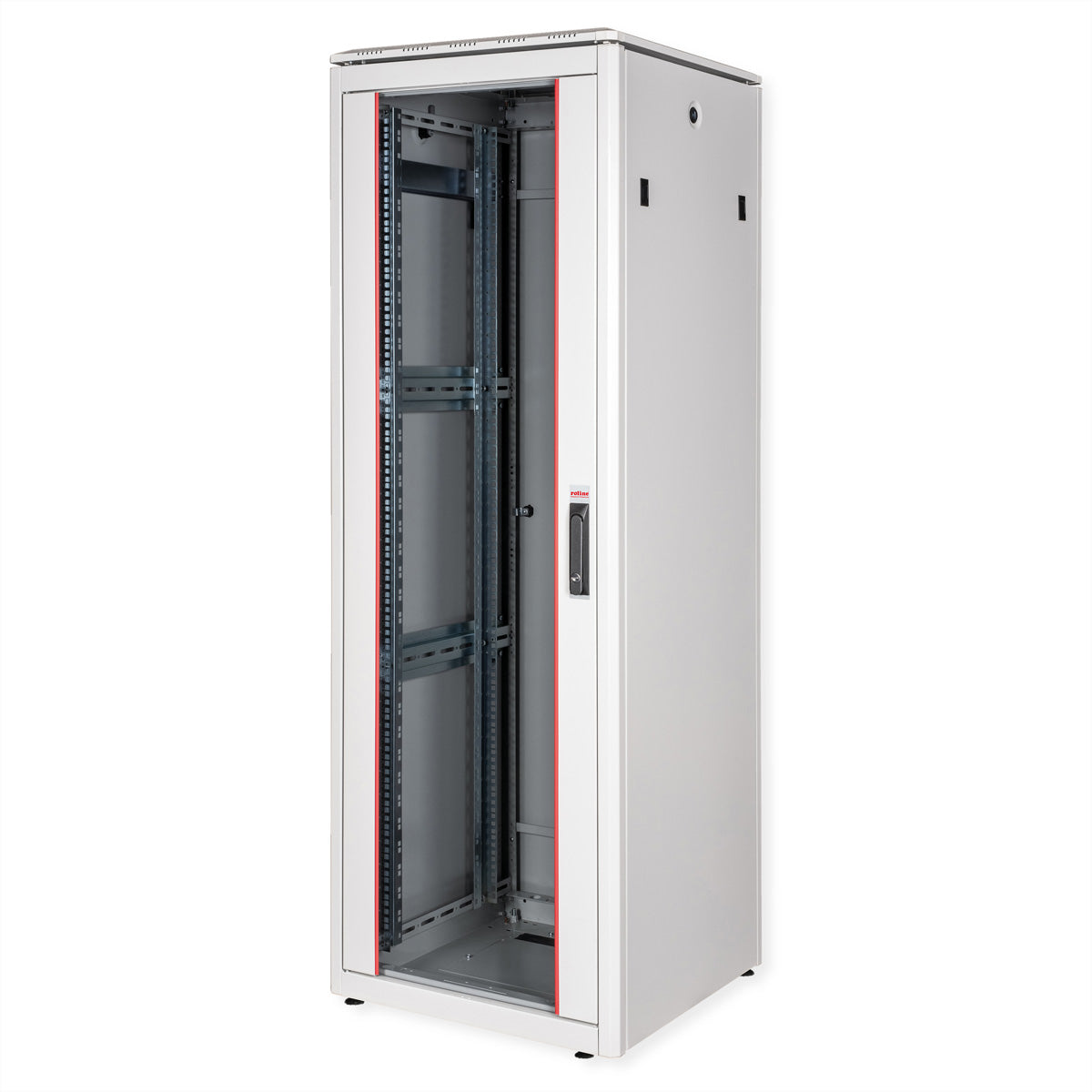 ROLINE Pro 36 HE – 19" Netzwerkschrank 36U, IP20, abschliessbar, 600 × 600 × 1786 mm, lichtgrau, Stahl