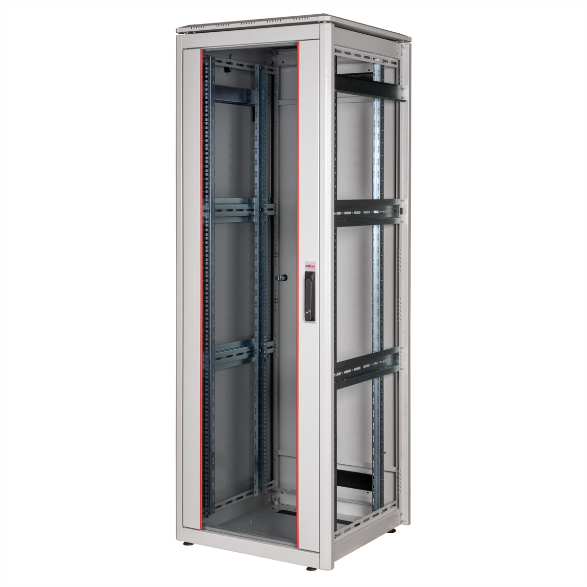 ROLINE Pro 36 HE – 19" Netzwerkschrank 36U, IP20, abschliessbar, 600 × 600 × 1786 mm, lichtgrau, Stahl