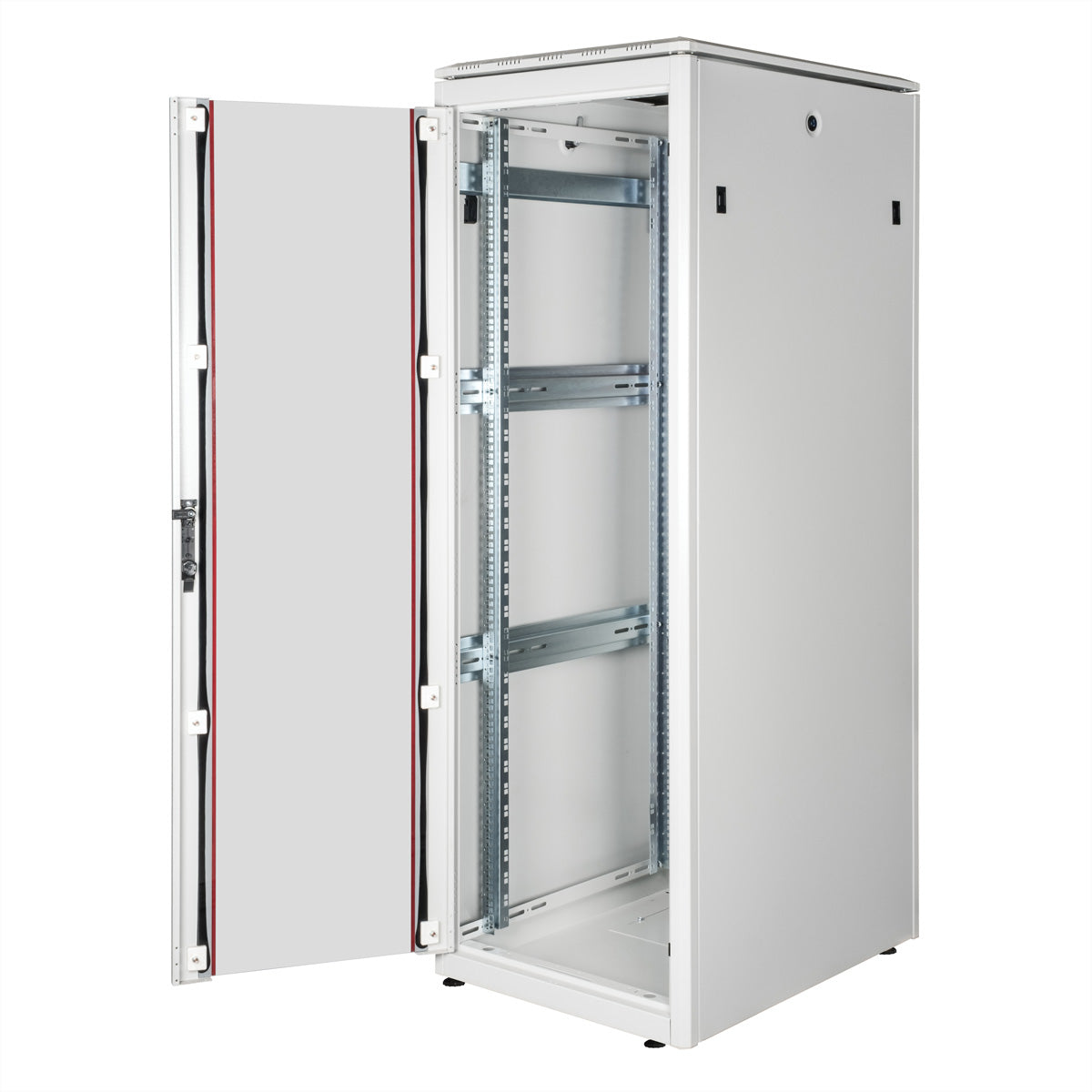 ROLINE Pro – 19" Netzwerkschrank 36U, IP20, abschliessbar, 600 × 800 × 1786 mm, lichtgrau, Stahl