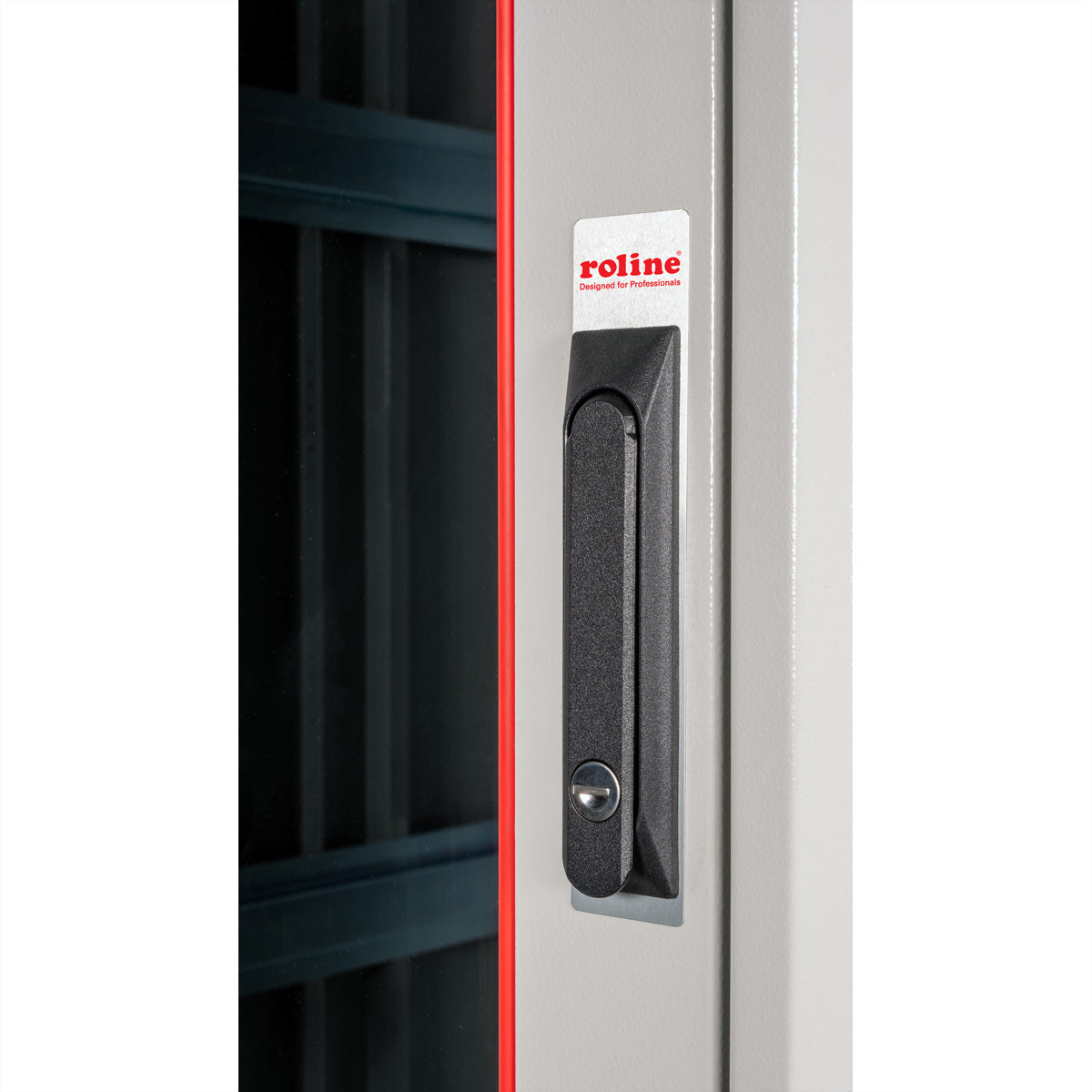 ROLINE Pro – 19" Netzwerkschrank 36U, IP20, abschliessbar, 600 × 800 × 1786 mm, lichtgrau, Stahl