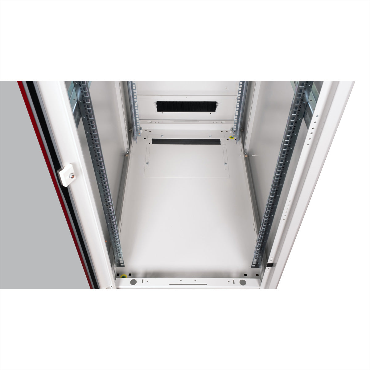 ROLINE Pro – 19" Netzwerkschrank 42U, IP20, abschliessbar, 600 × 1000 × 2053 mm, lichtgrau, Stahl