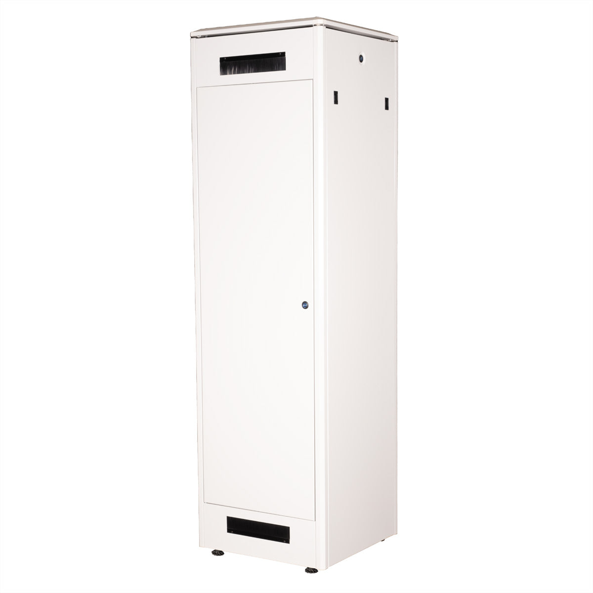 ROLINE Pro – 19" Netzwerkschrank 42U, IP20, abschliessbar, 600 × 600 × 2053 mm, lichtgrau, Stahl
