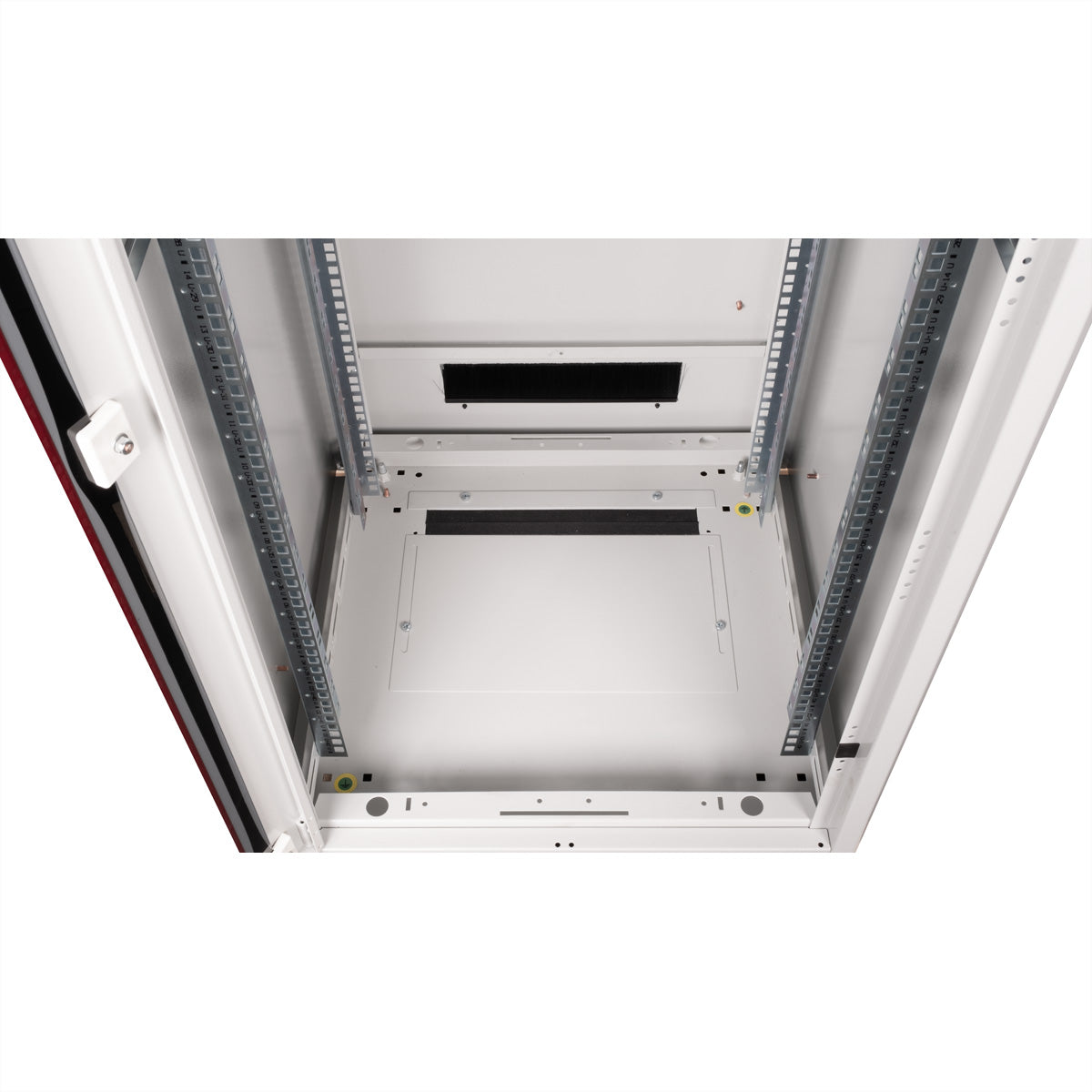 ROLINE Pro – 19" Netzwerkschrank 42U, IP20, abschliessbar, 600 × 600 × 2053 mm, lichtgrau, Stahl