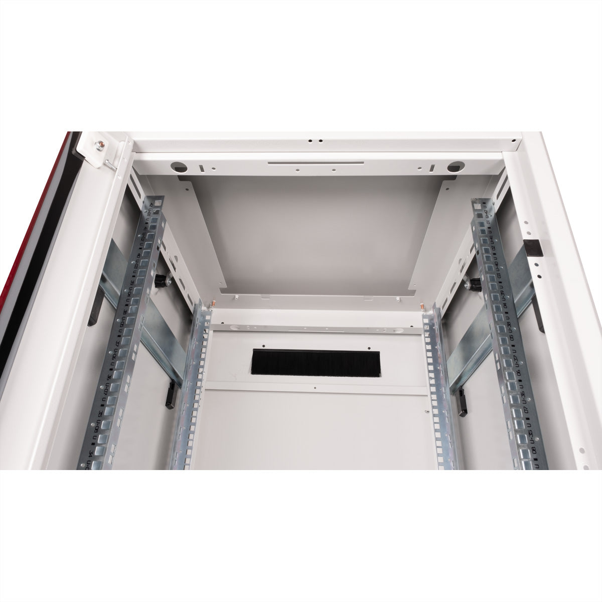ROLINE Pro – 19" Netzwerkschrank 42U, IP20, abschliessbar, 600 × 600 × 2053 mm, lichtgrau, Stahl
