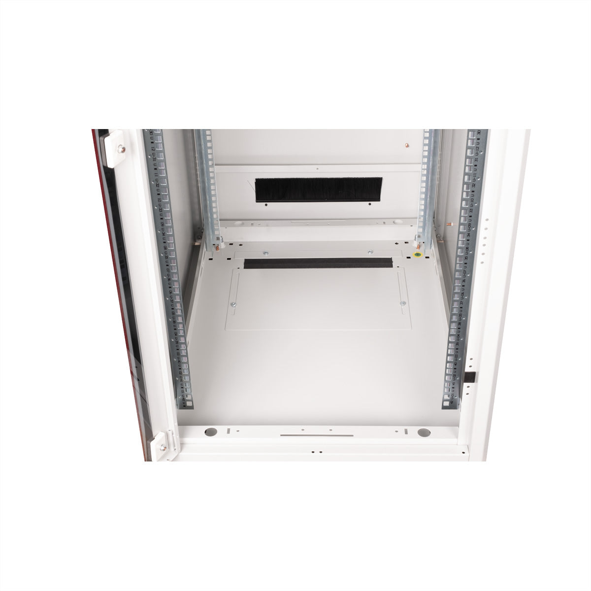 ROLINE Pro – 19" Netzwerkschrank 42U, IP20, abschliessbar, 600 × 800 × 2053 mm, lichtgrau, Stahl