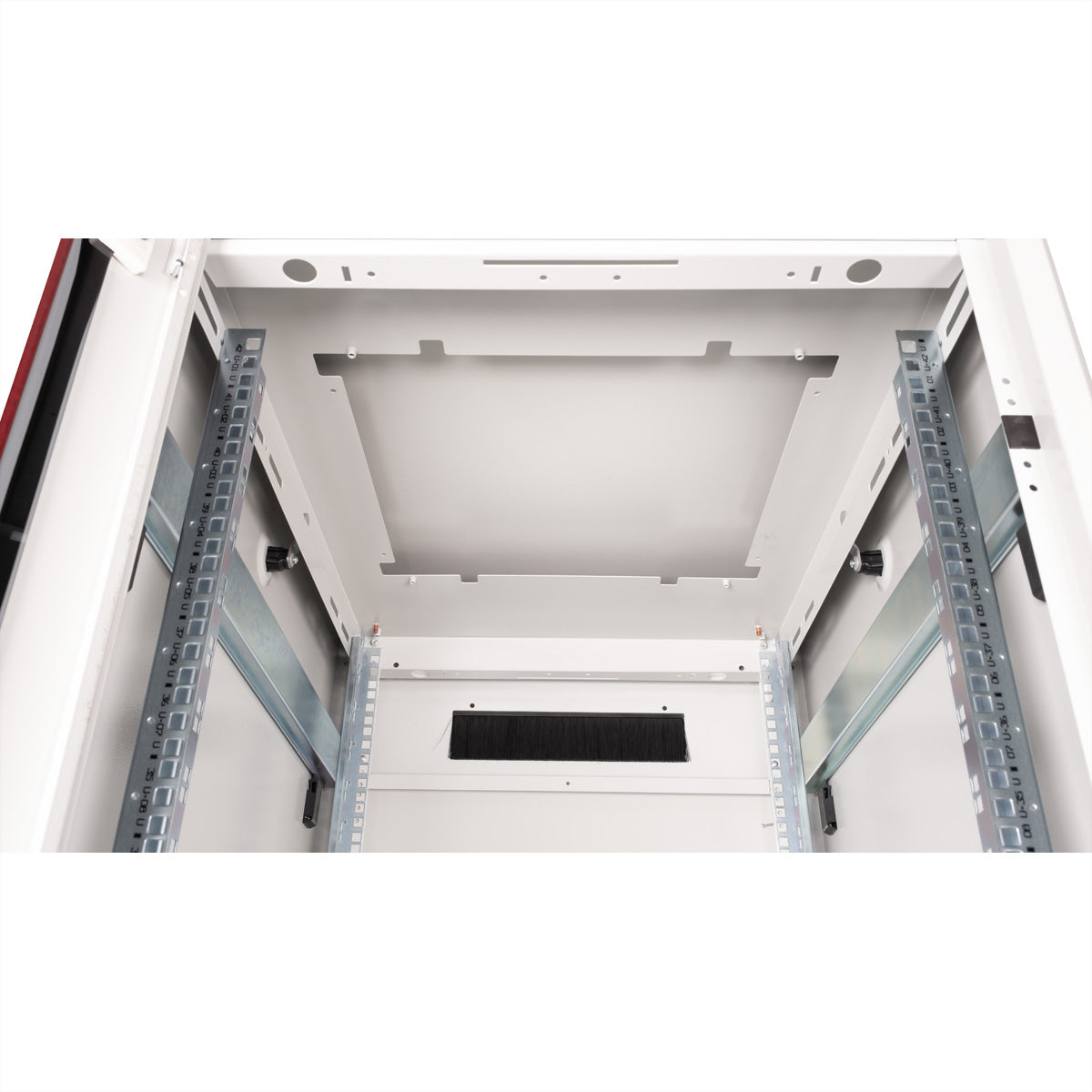 ROLINE Pro – 19" Netzwerkschrank 42U, IP20, abschliessbar, 600 × 800 × 2053 mm, lichtgrau, Stahl