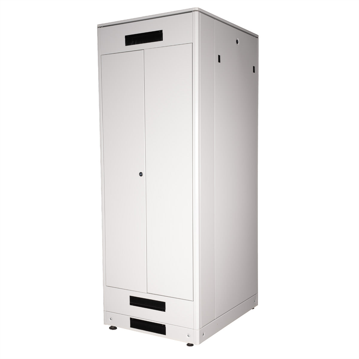 ROLINE Pro – 19" Netzwerkschrank 42U, IP20, abschliessbar, 800 × 1000 × 2053 mm, lichtgrau, Stahl