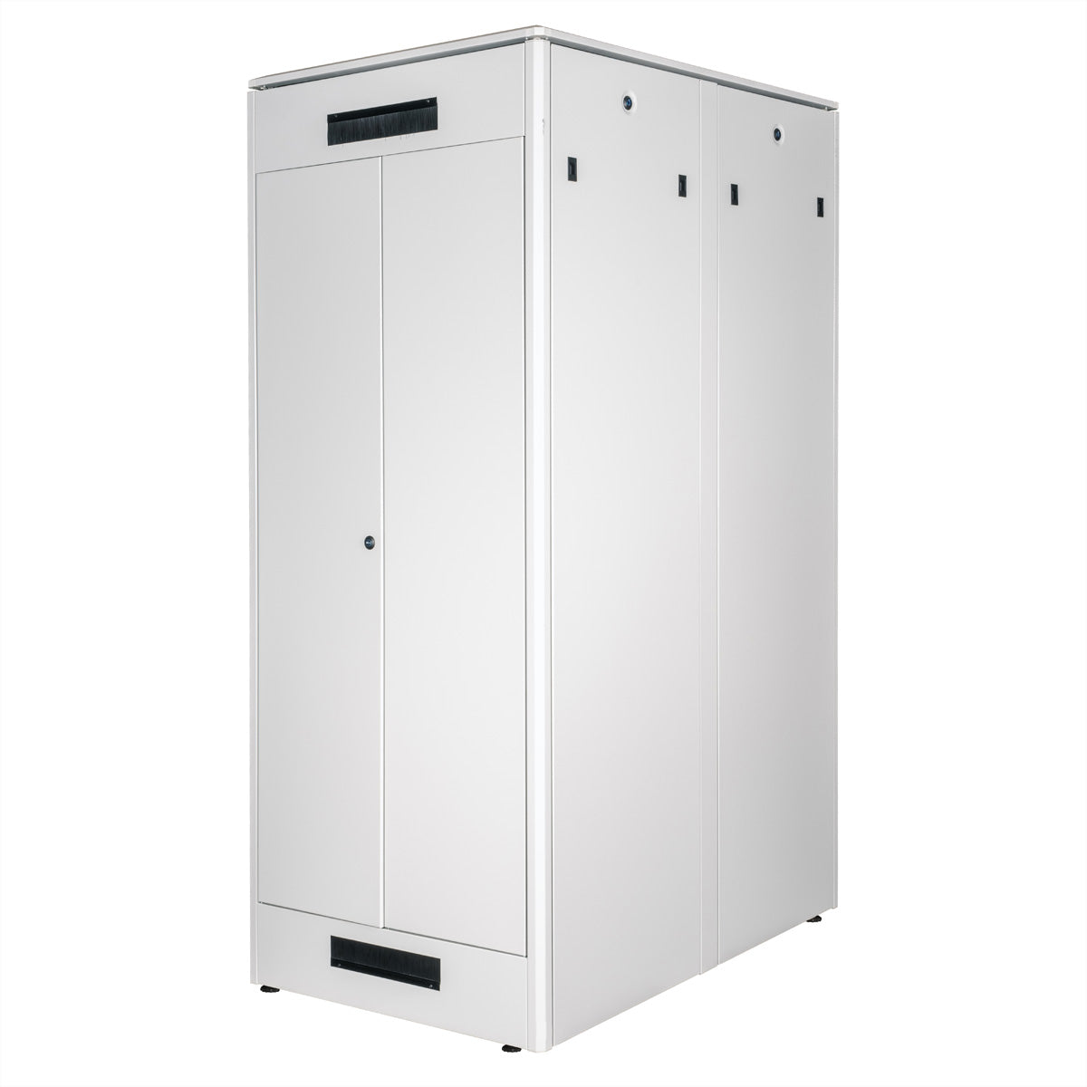 ROLINE Pro – 19" Netzwerkschrank 42U, IP20, abschliessbar, 800 × 1200 × 2053 mm, lichtgrau, Stahl