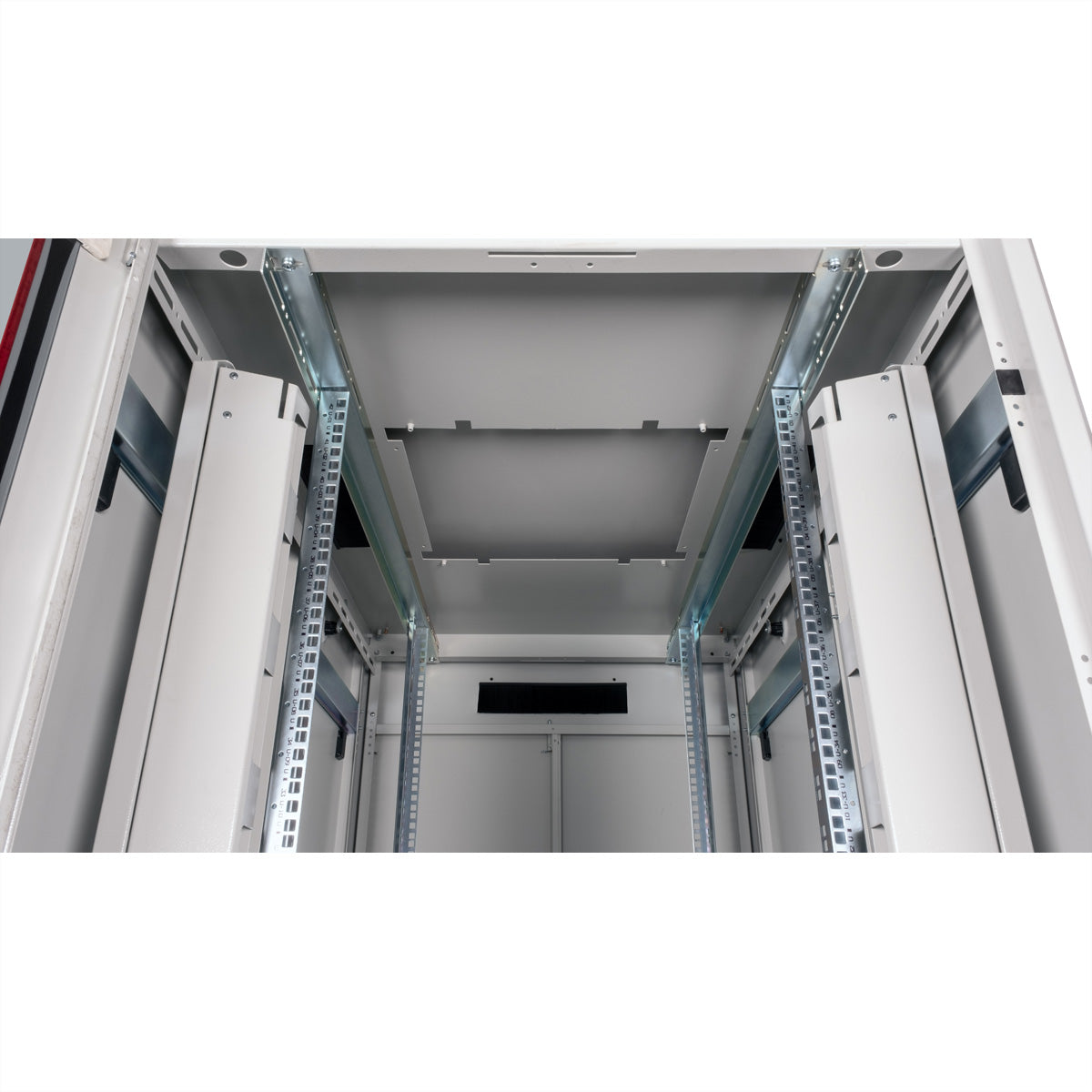 ROLINE Pro – 19" Netzwerkschrank 42U, IP20, abschliessbar, 800 × 1200 × 2053 mm, lichtgrau, Stahl