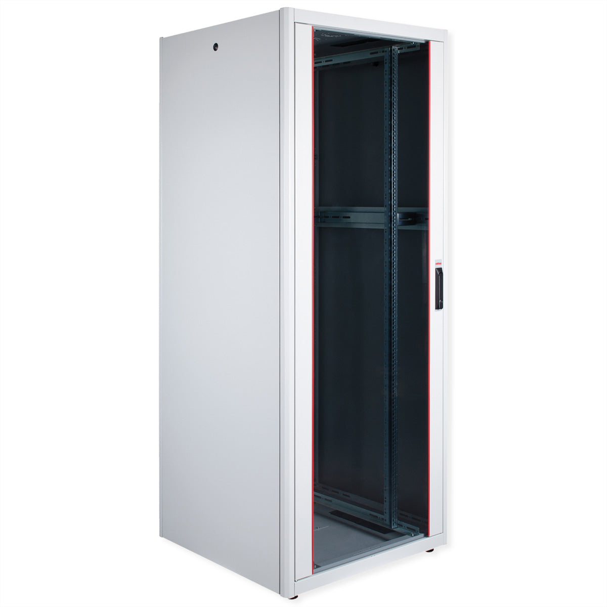 ROLINE Pro – 19" Netzwerkschrank 42U, IP20, abschliessbar, 800 × 800 × 2053 mm, lichtgrau, Stahl