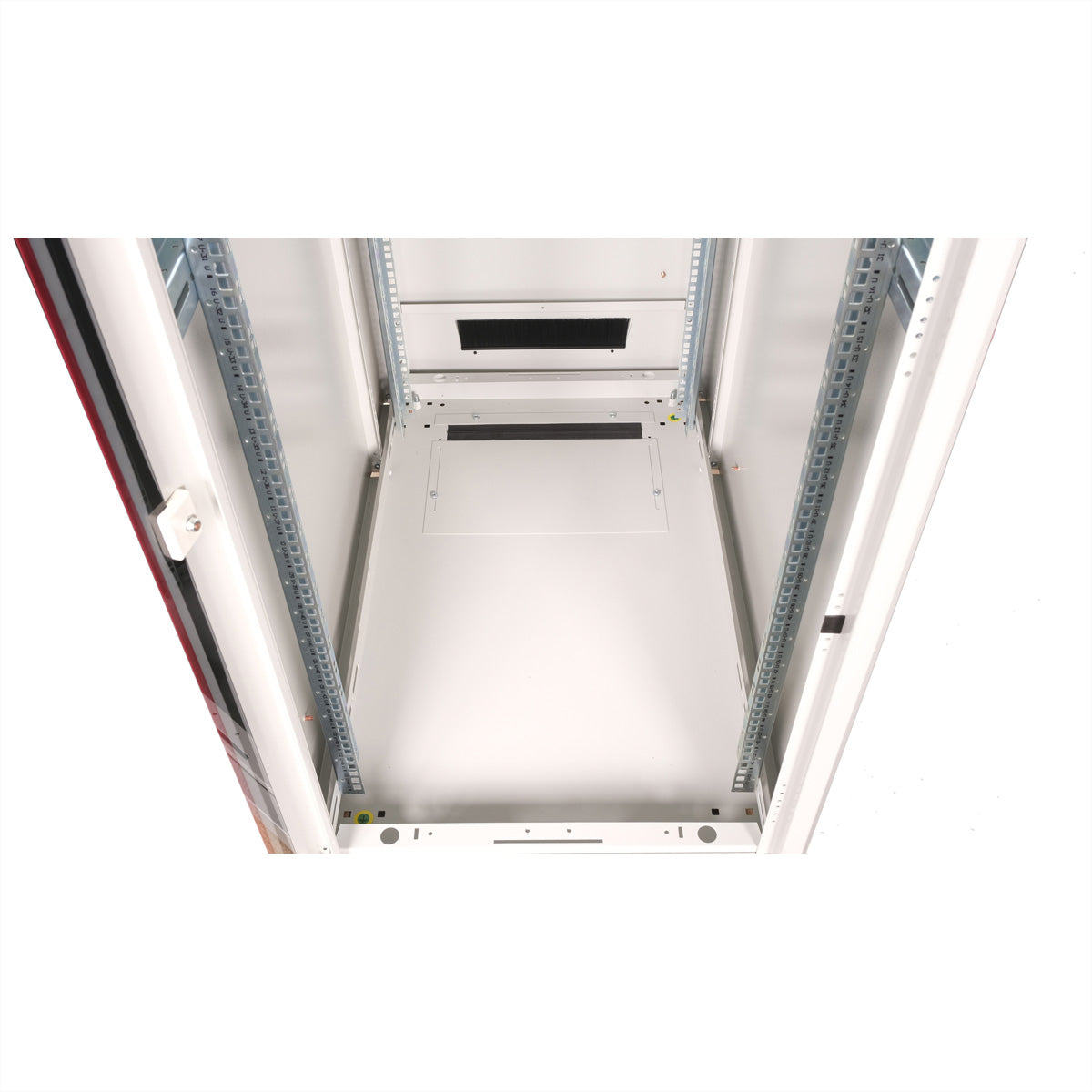 ROLINE Pro 47 HE – 19" Netzwerkschrank 47U, IP20, abschliessbar, 600 × 1000 × 2276 mm, lichtgrau, Stahl